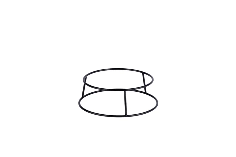 Top Vente Rehausse acier noir Ø 24,2 cm 8 cm Naro Pro.mundi