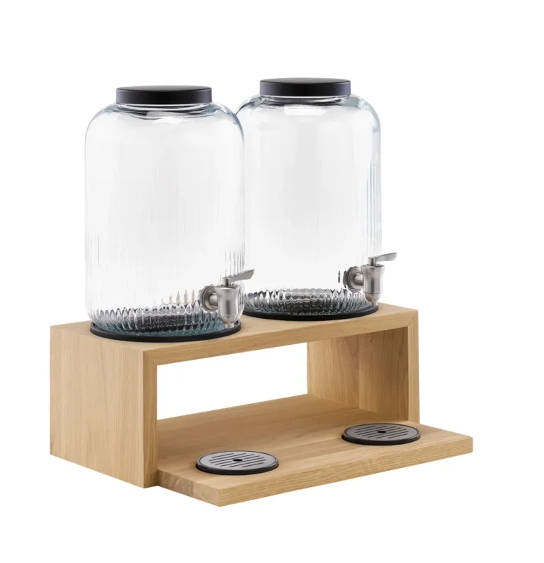 Set de 2 distributeurs boisson verre 43,5x33,5x47 cm 14 L Valo Aps Acheter Direct