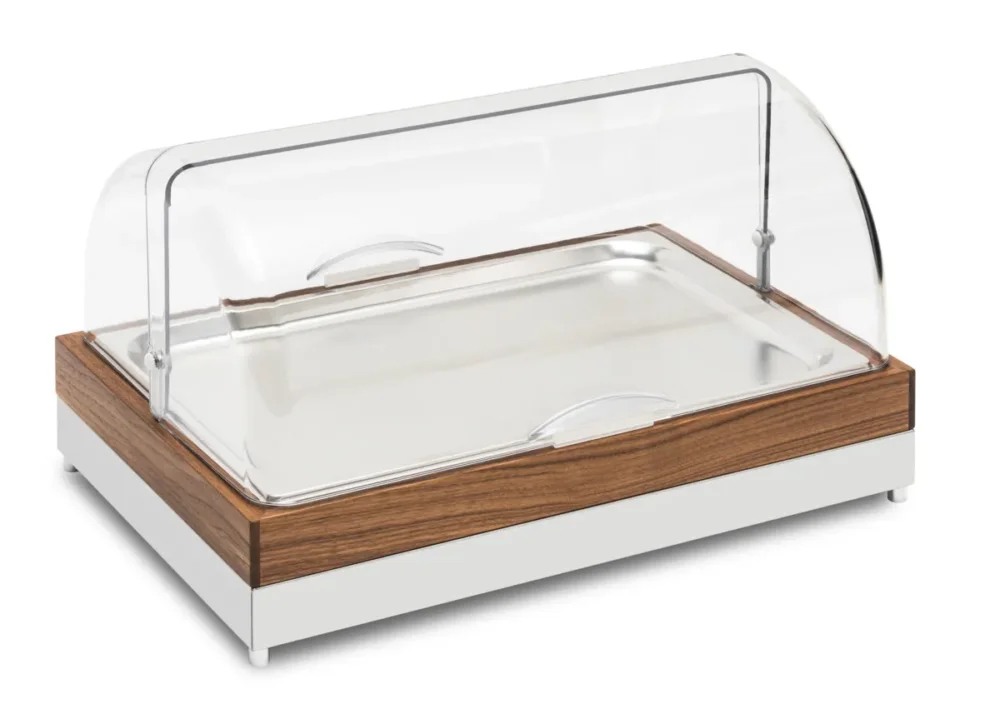 Set réfrigéré avec cloche inox 58x37x35 cm Fantasy Zepe Nouveauté