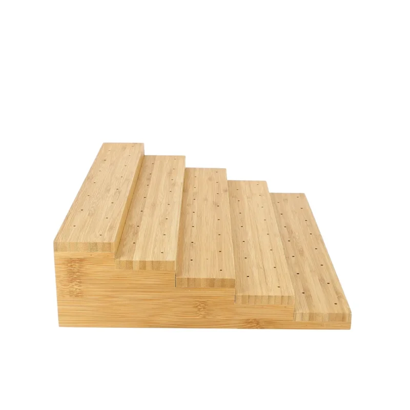 Nouvel Arrivage Présentoir escalier 75 pics bambou 36x30x9,5 cm Oxstal Pro.mundi (4 pièces)