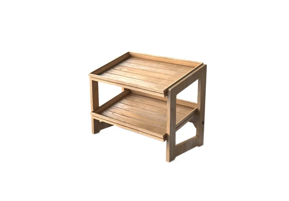 Prix Bas étagère chêne 57,4x32,3x44,1 cm Flow Craster