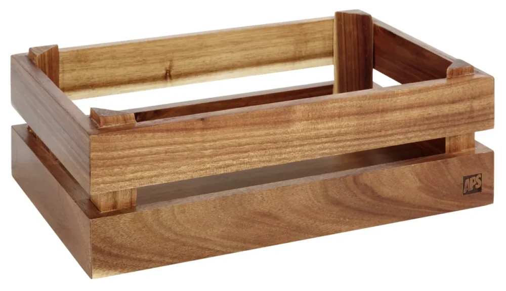 Offre Du Jour Caisse GN 1/4 bois 29x18,5x10,5 cm Superbox Aps