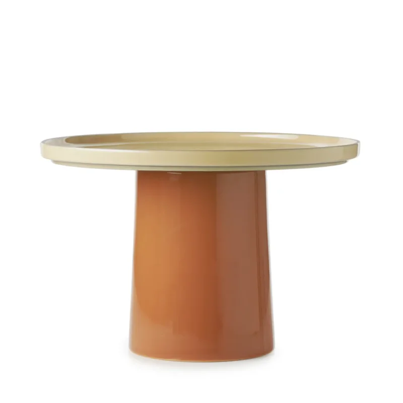 Dernière Chance Présentoir à pâtisserie porcelaine culinaire muscade Ø 30 cm 20 cmCaractère Revol
