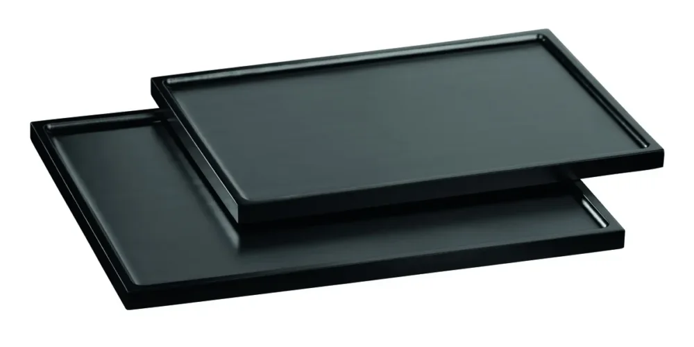 Plateau bambou noir 40x30 cm Oxstal Pro.mundi (25 pièces) Bon Marché