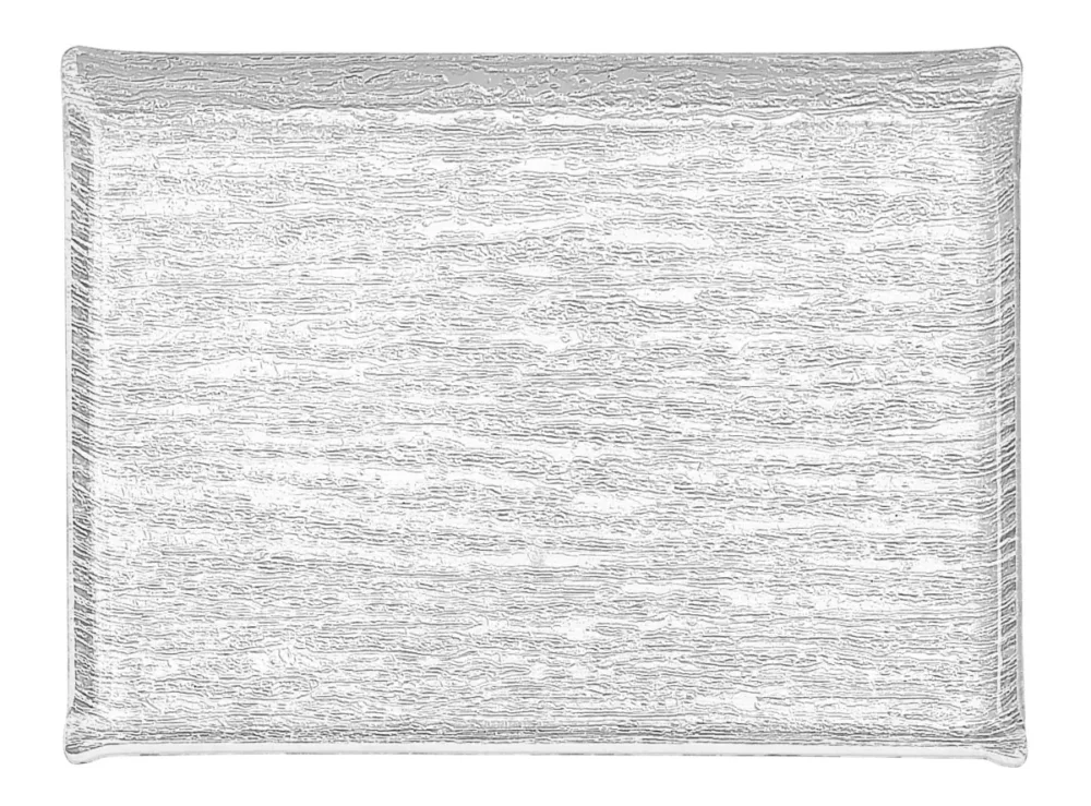 Prix Promo Plateau rectangulaire transparent acrylique 46 cm Acrylic3 Platex