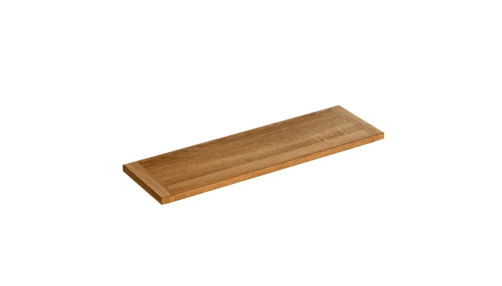 Satisfait Ou Remboursé Planche chêne 53x16,3x2 cm Flow Craster