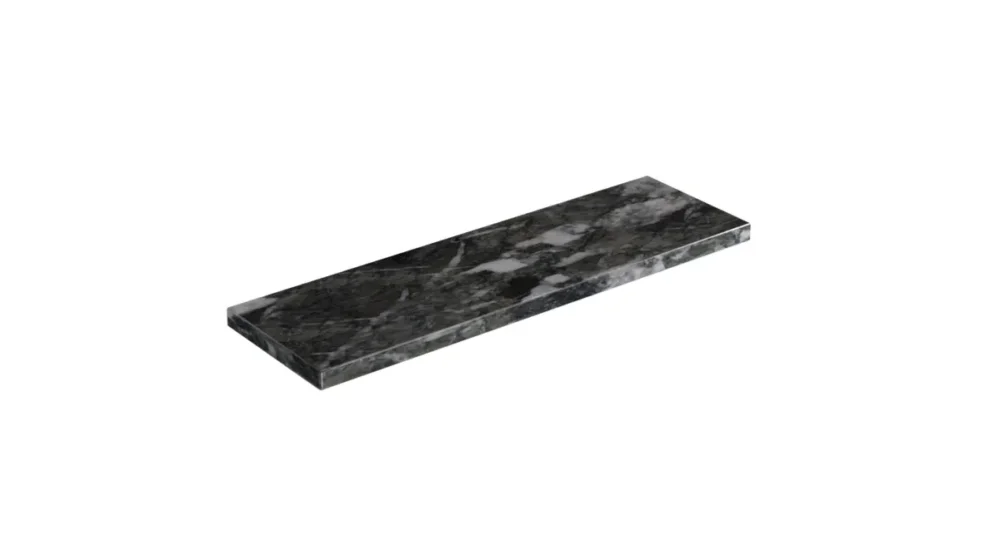 Plateau de présentation marbre gris 53x16,3x2 cm Flow Craster Meilleure Vente