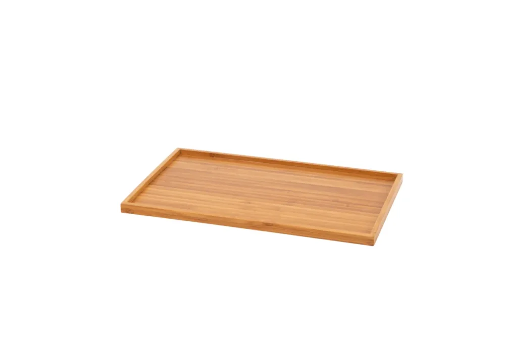 Livraison Gratuite Plateau bambou 60x40x2,5 cm Oxstal Pro.mundi (10 pièces)