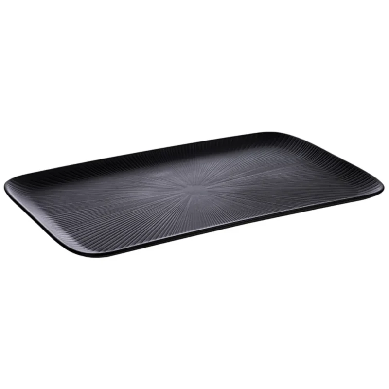 Plateau GN1/1 mélamine noir Ø 7 cm 3,5 cm 7 cl Nero Aps Satisfait Ou Remboursé