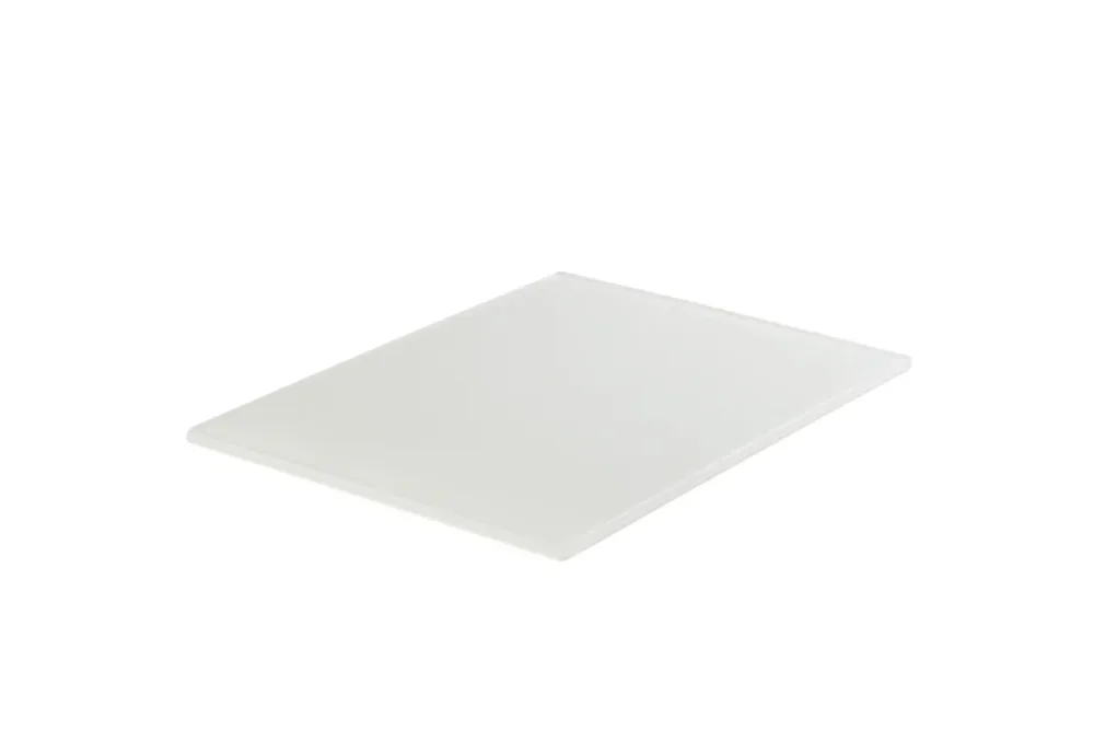 Plateau rectangulaire blanc résine Nacryl® 39,5 cm Mealplak Vente Directe