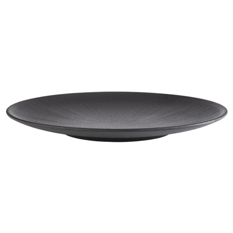 Assiette mélamine noir Ø 33 cm 3,5 cm Nero Aps Meilleur Prix