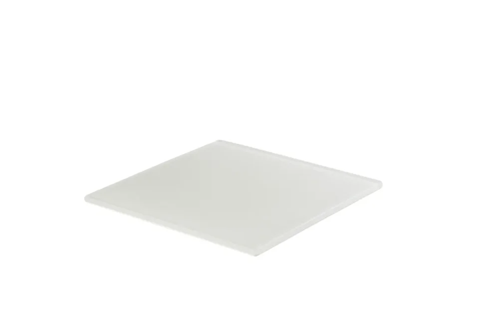 Plateau carré blanc résine Nacryl® 30 cm Mealplak Prix Promo