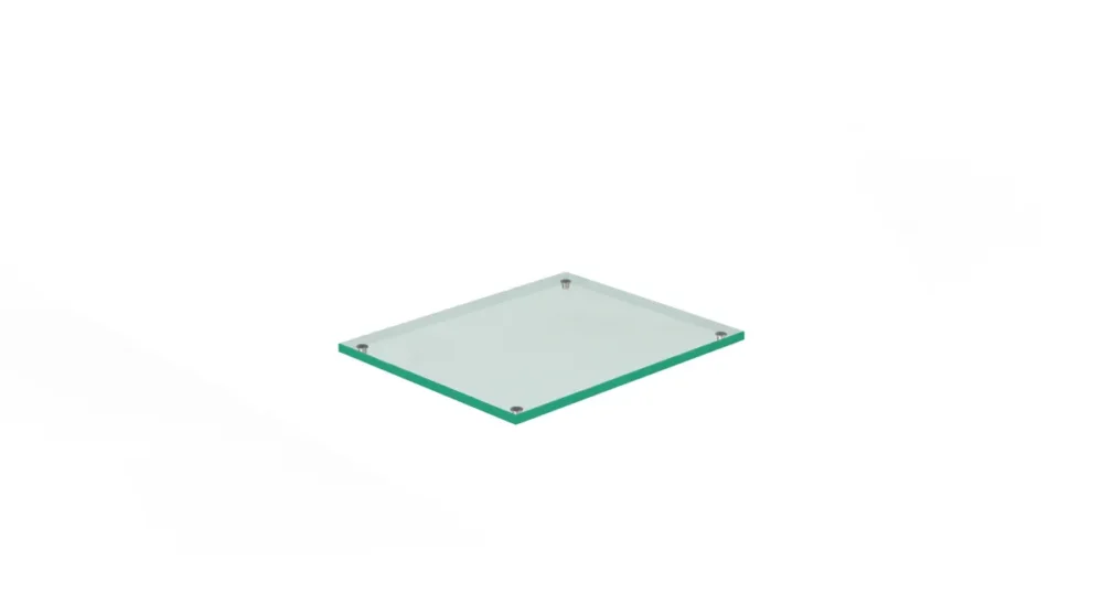 Commander Maintenant Plateau de présentation verre 32,5x26,5x2 cm Flow Craster