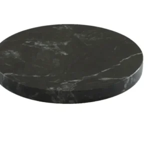 Plateau de présentation marbre gris Ø 21,8 cm 2,5 cm Tilt Craster Meilleur Choix