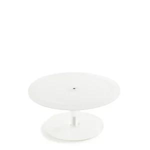 Remise Piédestal résine Nacryl® blanc Ø 23 cm 11 cm Mealplak