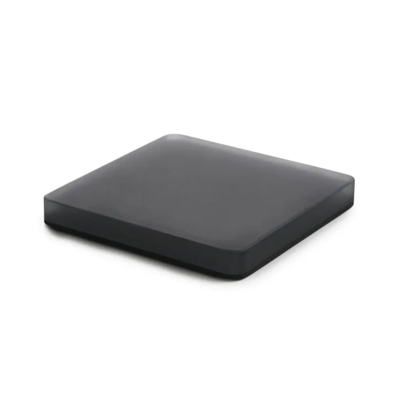 Présentoir à pâtisserie carré gris résine Nacryl® 8 cm Mealplak Revol Certifié