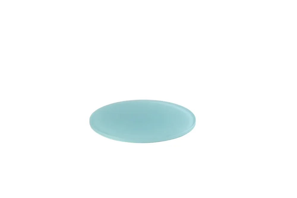 Plateau rond bleu résine Nacryl® Ø 24,5 cm Mealplak Commander Vite