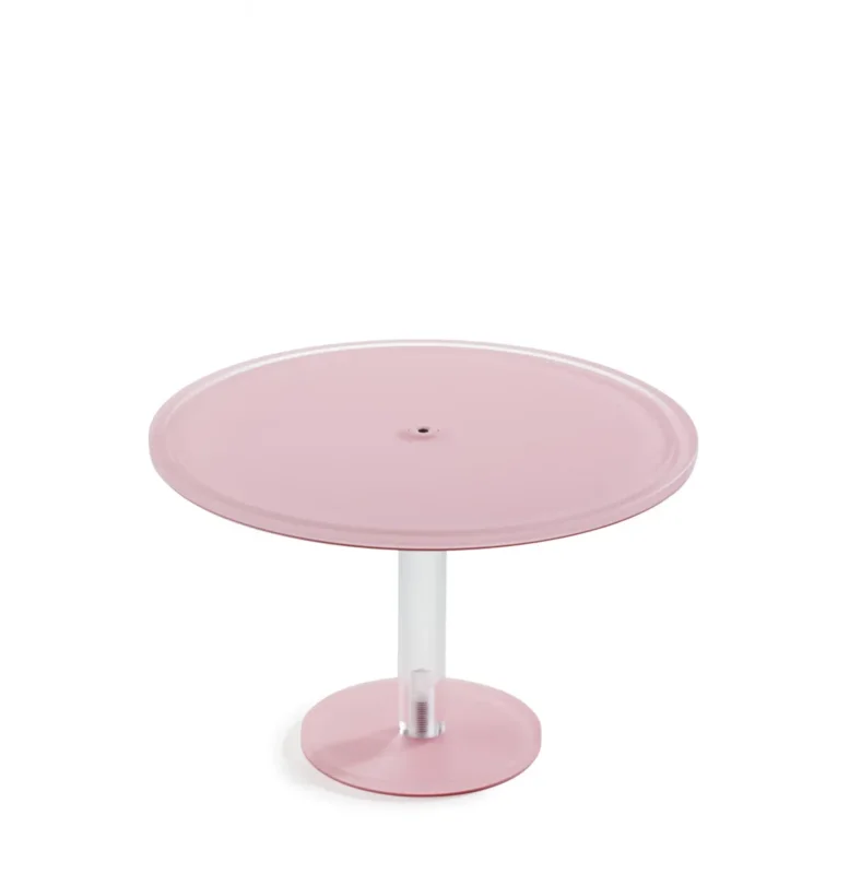 Piédestal résine Nacryl® rose Ø 33 cm 21 cm Mealplak Bon Marché