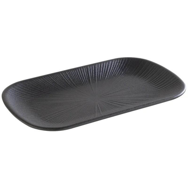 Plateau GN1/4 mélamine noir 26,5x16,2x2,5 cm Nero Aps Offre Spéciale