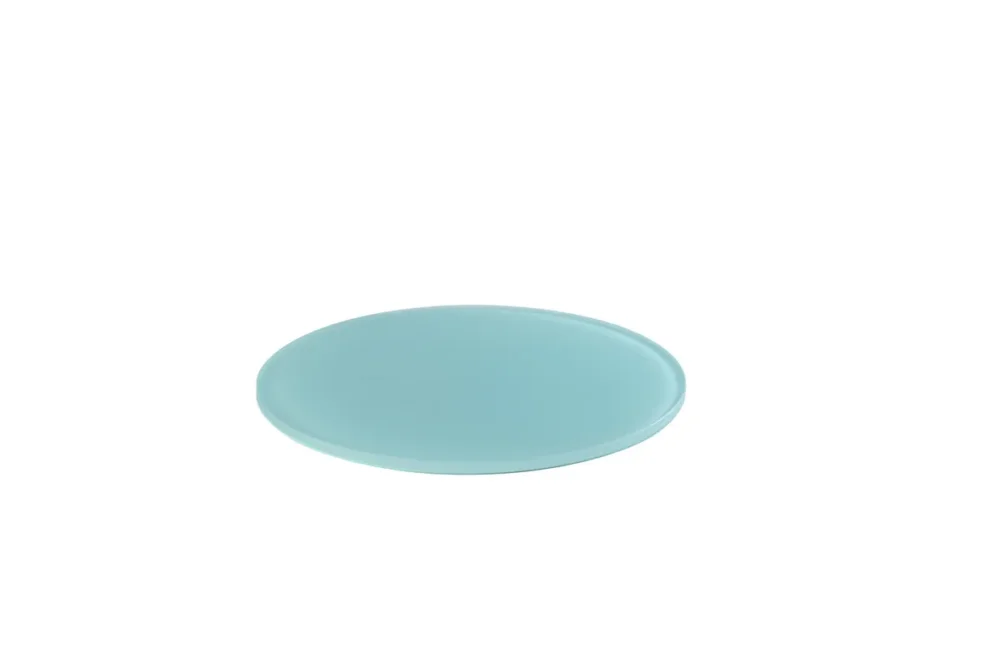 Plateau rond bleu résine Nacryl® Ø 30 cm Mealplak Livraison Gratuite