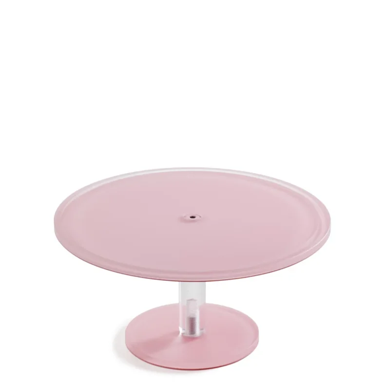 Piédestal résine Nacryl® rose Ø 30 cm 16 cm Mealplak Meilleur Choix