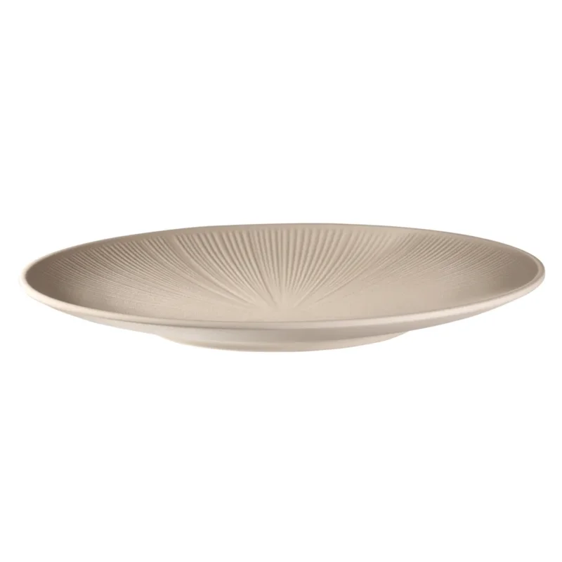 Assiette mélamine sable Ø 33 cm 3,5 cm Nero Aps Livraison Gratuite