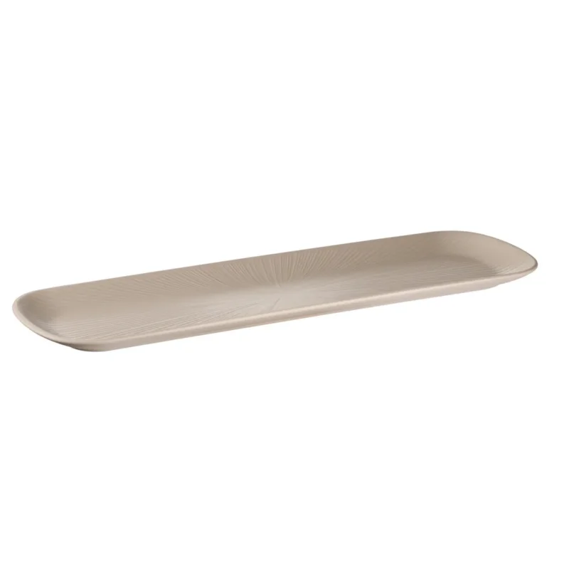 Satisfait Ou Remboursé Plateau GN2/4 mélamine sable 53x16,2x2,5 cm Nero Aps