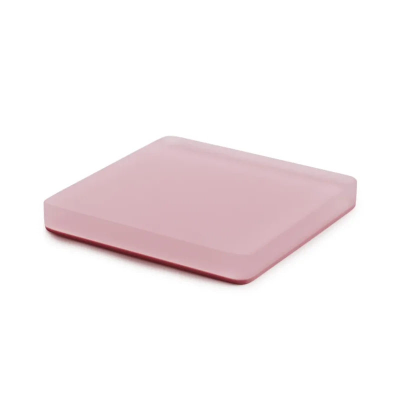 Présentoir à pâtisserie carré rose résine Nacryl® 8 cm Mealplak Revol Acheter En Ligne