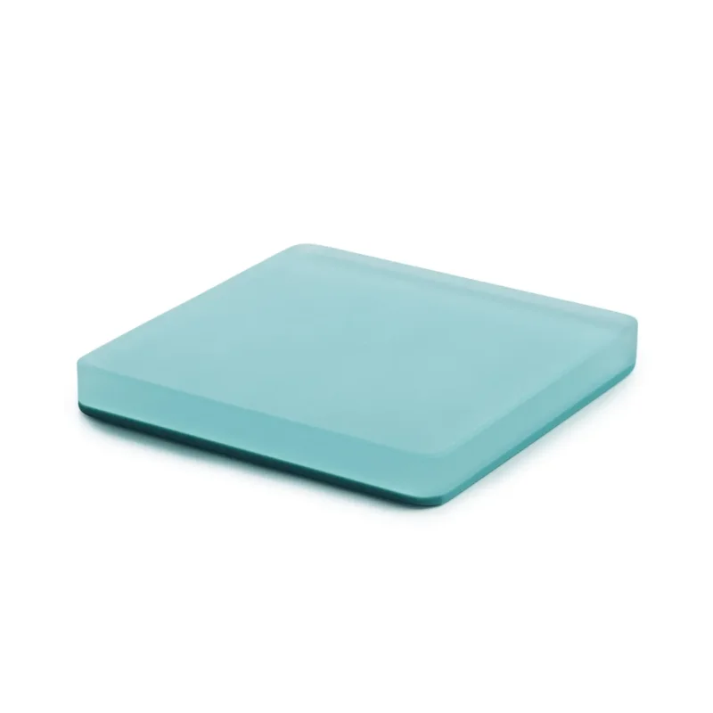 Promotion Présentoir à pâtisserie carré bleu résine Nacryl® 8 cm Mealplak Revol