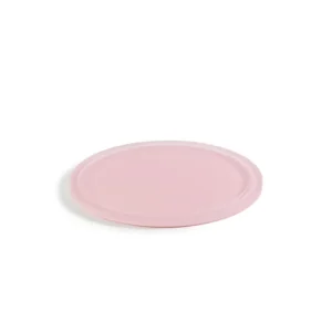 Populaire Plateau rond pour cloche résine Nacryl® rose Ø 30 cm 1 cm Mealplak