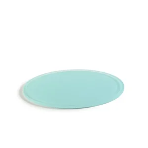Offre Limitée Plateau rond pour cloche résine Nacryl® bleu lagon Ø 33 cm 1 cm Mealplak