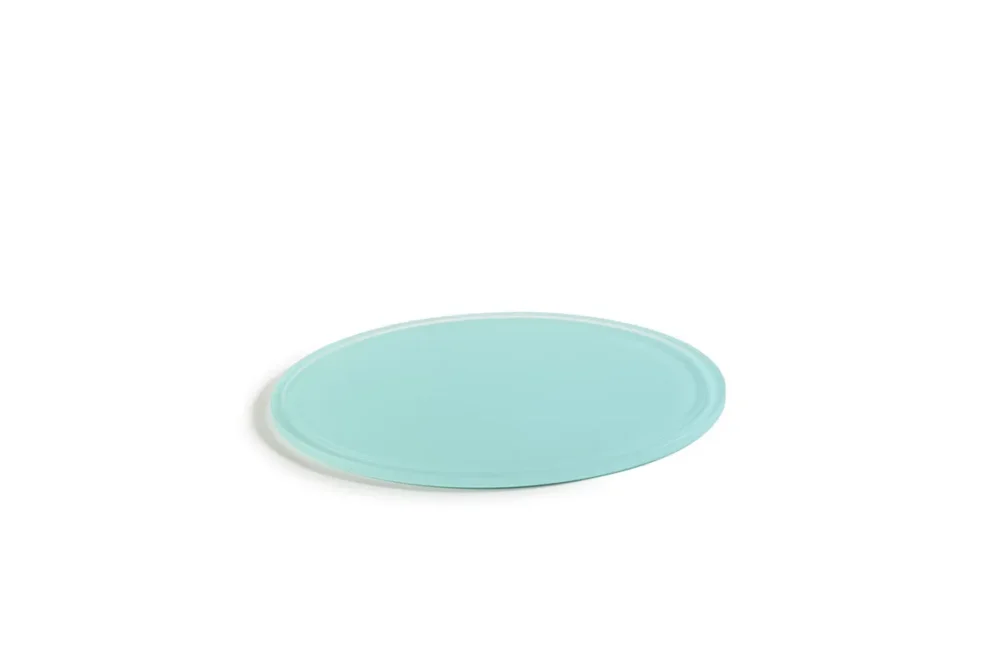 Commande En Gros Plateau rond pour cloche résine Nacryl® bleu lagon Ø 23 cm 1 cm Mealplak