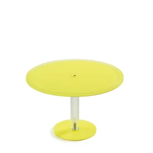 Dernier Modèle Piédestal résine Nacryl® jaune Ø 33 cm 21 cm Mealplak