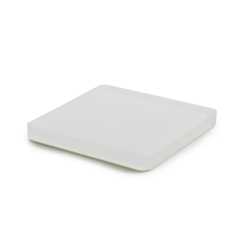 Nouveauté Présentoir à pâtisserie carré blanc résine Nacryl® 8 cm Mealplak Revol
