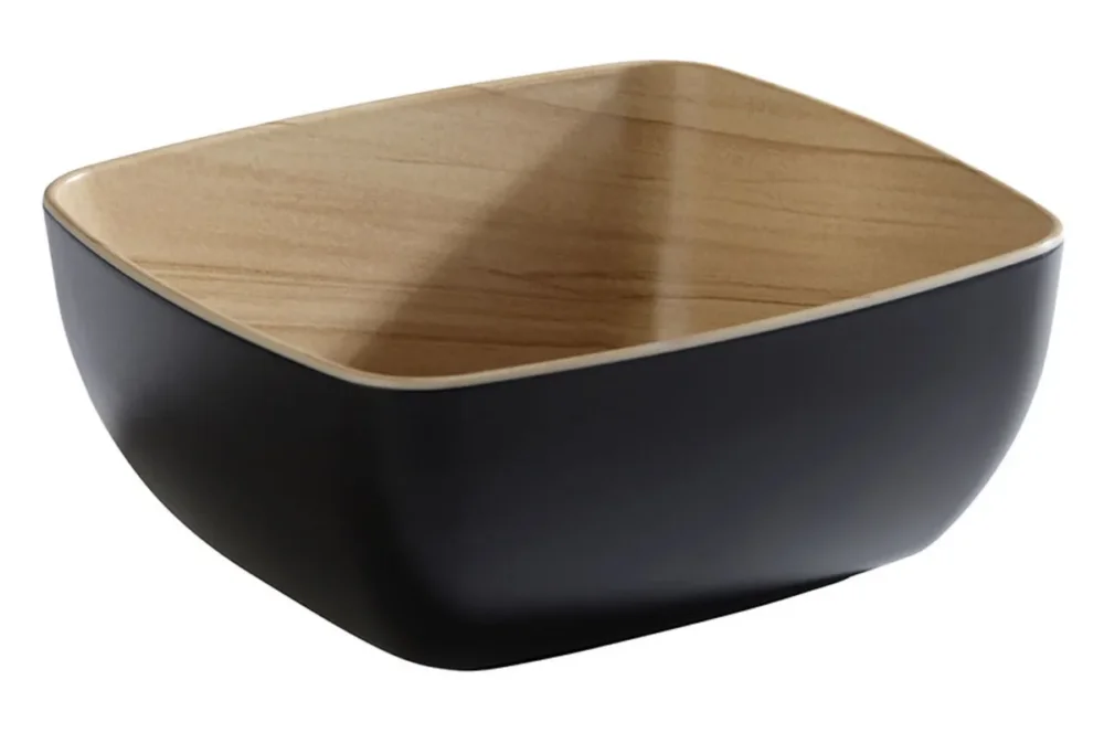 Remise Saladier mélamine noir 17,6x16,2 cm 1 L Frida Aps