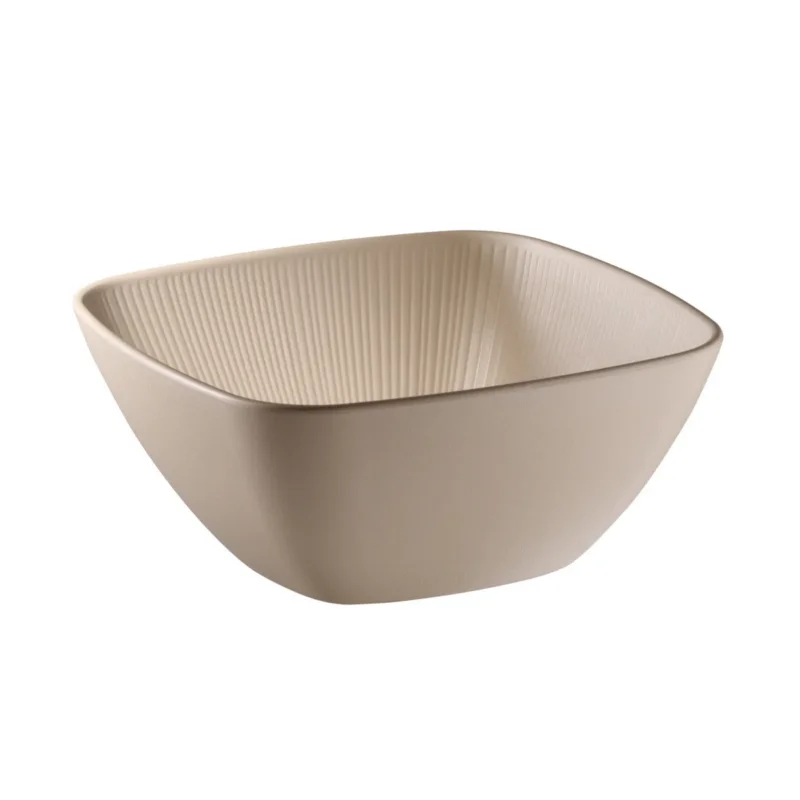 Vente Flash Saladier mélamine sable 25x25x11 cm 3,5 L Nero Aps