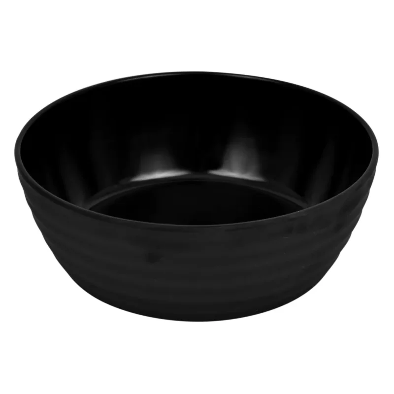 Prix Promo Saladier carré noir mélamine 20 cm Ripple Dalebrook
