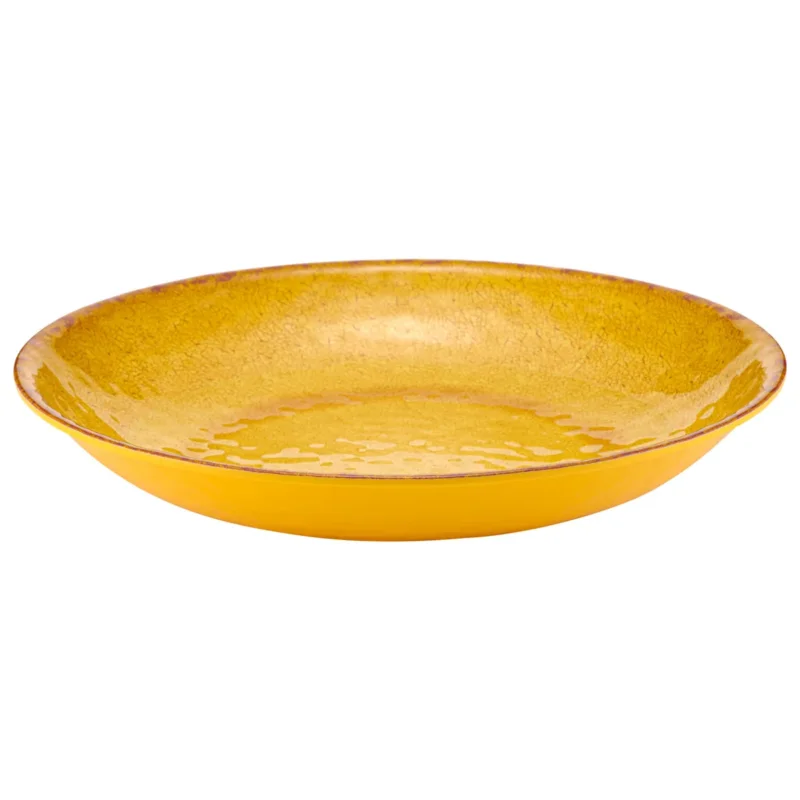 Grand plat creux mélamine orange Ø 42 cm 7 cm 6 L Casablanca Dalebrook Authentique