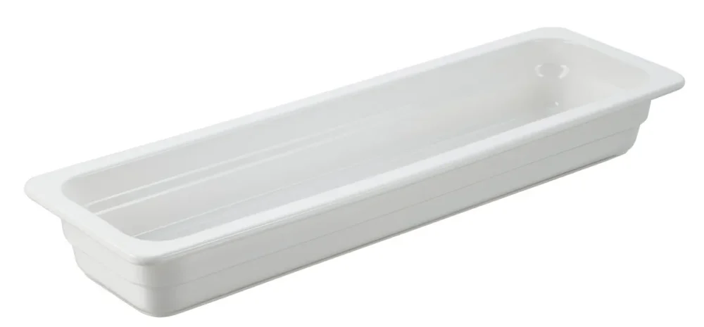 Jusqu’à Épuisement Des Stocks Plat GN2/4 porcelaine culinaire blanc 53x16,2x6,5 cm 290 cl Gastro Hotel Revol