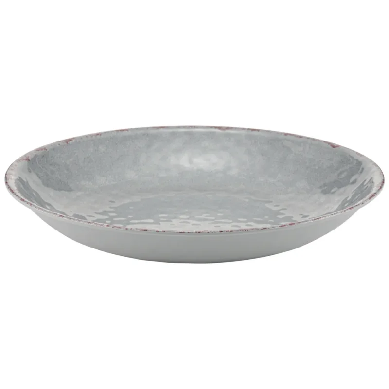 Grand plat creux mélamine gris Ø 42 cm 7 cm 6 L Casablanca Dalebrook Promotion
