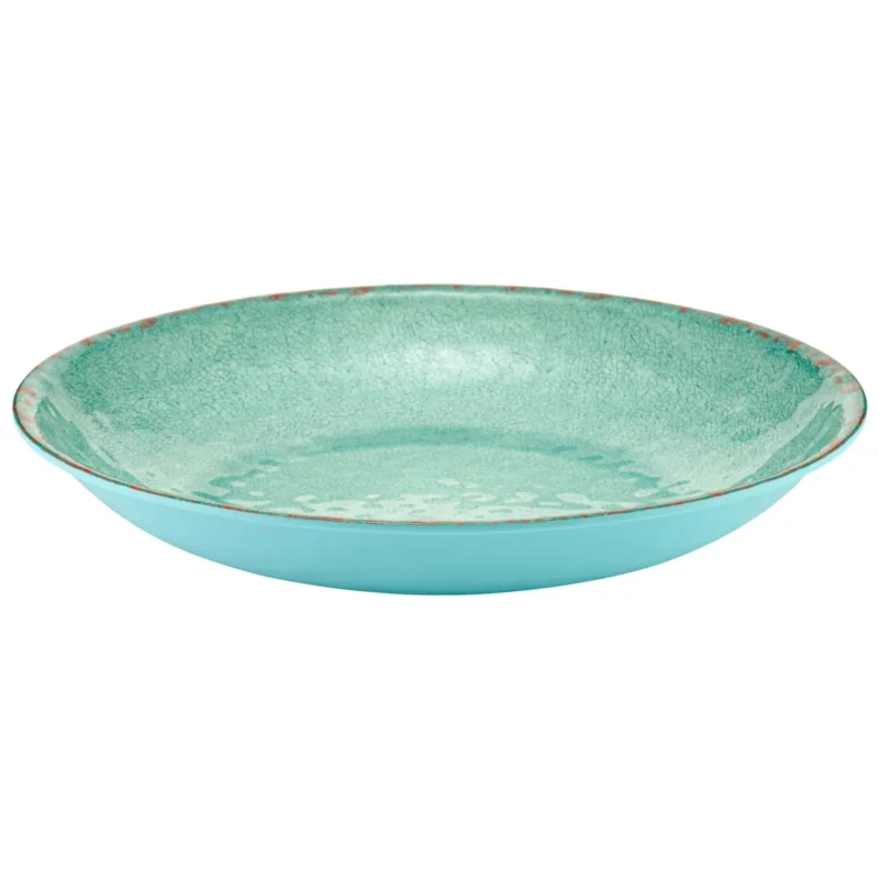 Offre Du Jour Grand plat creux mélamine bleu Ø 42 cm 7 cm 6 L Casablanca Dalebrook