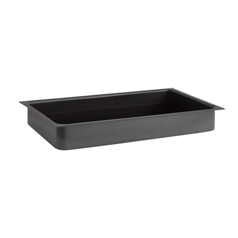 Bac GN1/1 polystyrène (ps) noir 51,5x31x6 cm Valo Aps Seulement Aujourd’hui
