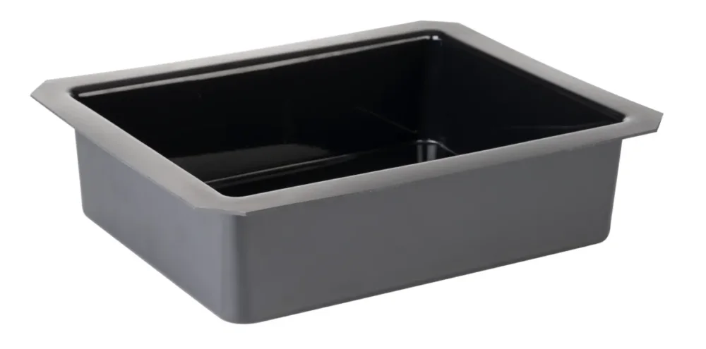 Bac plastique noir 32,5x26,5x8,5 cm Superbox Aps Expédié Aujourd’hui