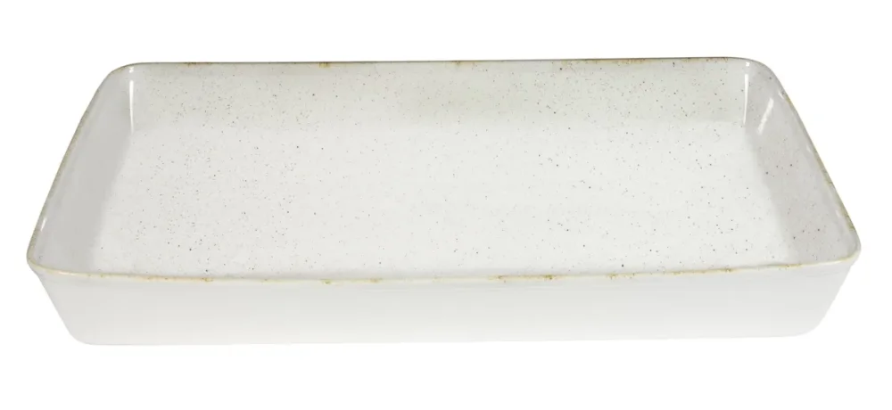 Prix Bas Plat GN1/1 porcelaine vitrifiée barley white 53x32,5x6,2 cm 6 L Stonecast Hints Churchill