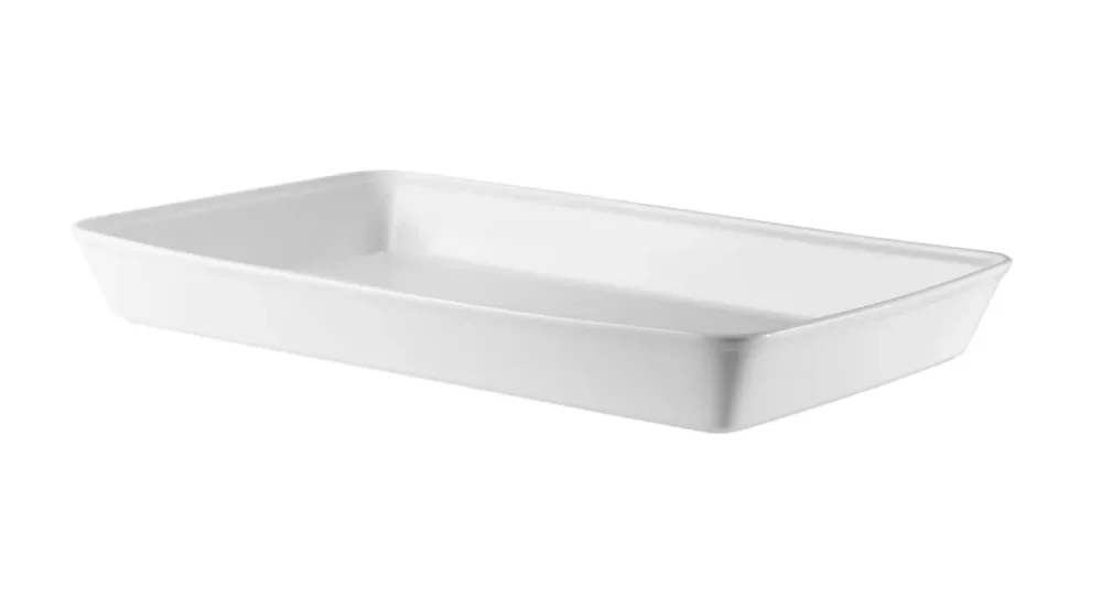 Plat GN1/1 porcelaine vitrifiée blanc 53x32,5x6,2 cm 6 L Counter Serve Churchill Prix Choc