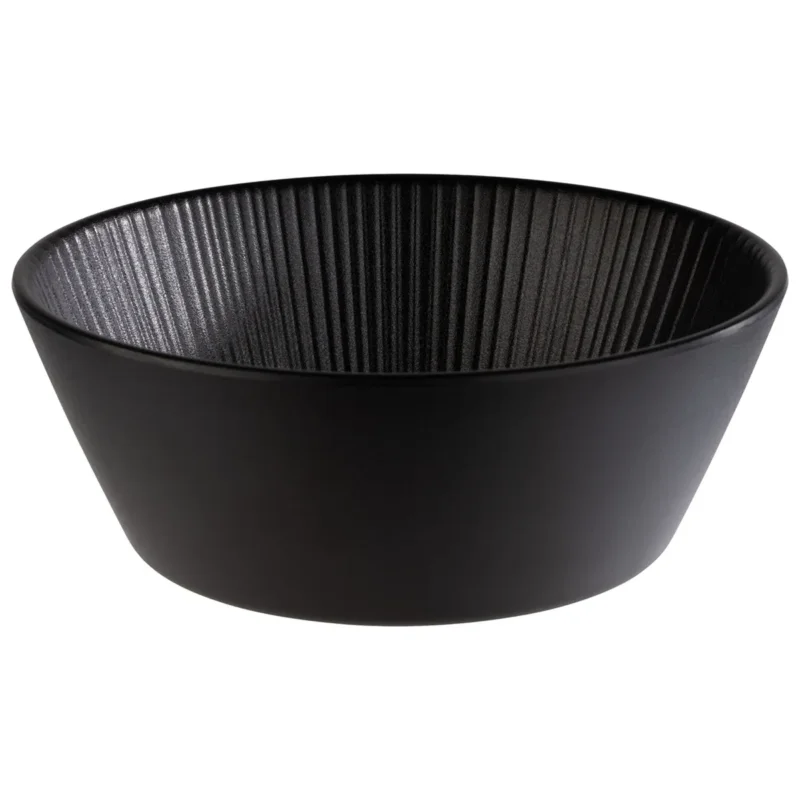 Saladier mélamine noir Ø 20,5 cm 7,5 cm 1,2 L Nero Aps Certifié