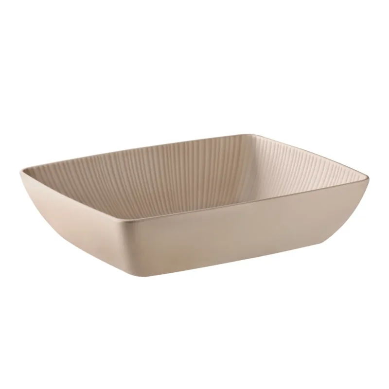 Nouveauté Saladier mélamine sable 32,5x26,5x7,5 cm 3,5 L Nero Aps