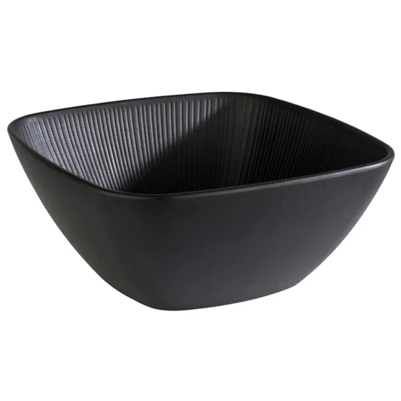 Livraison Gratuite Saladier mélamine noir 25x25x11 cm 3,5 L Nero Aps