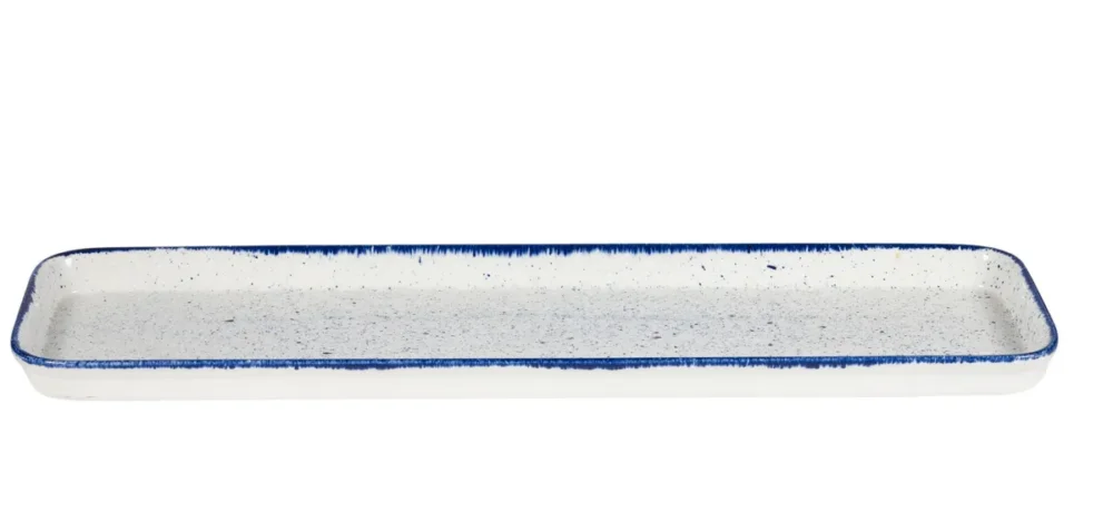 Acheter Direct Plat GN2/4 porcelaine vitrifiée Hints Indigo 53x15x2,5 cm 1,4 L Stonecast Hints Churchill