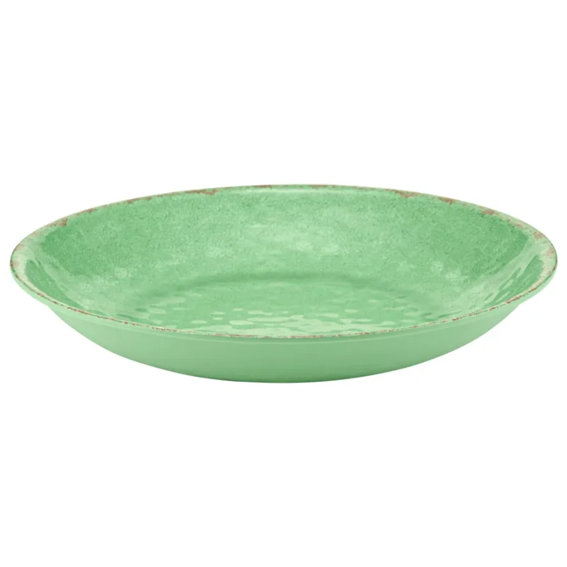 Grand plat creux mélamine vert Ø 42 cm 7 cm 6 L Casablanca Dalebrook Jusqu’à Épuisement Des Stocks